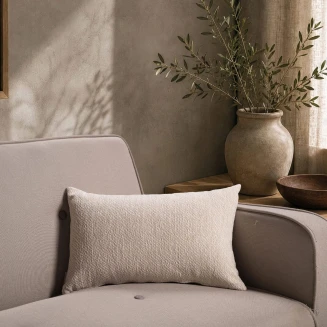 Μαξιλαροθήκη Dayton 01 Ivory-65x65cm δαπέδου Teoran Home