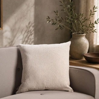 Μαξιλαροθήκη Dayton 01 Ivory-65x65cm δαπέδου Teoran Home