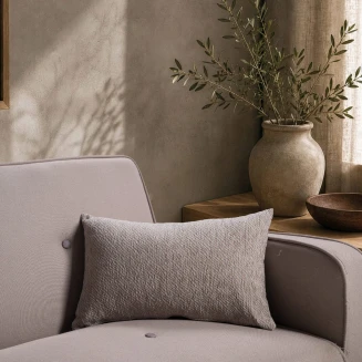 Μαξιλαροθήκη Dayton 05 Grey Terracotta-65x65cm δαπέδου με γέμιση Teoran Home