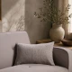 Μαξιλαροθήκη  Dayton 05 Grey Terracotta - 65x65cm δαπέδου με γέμιση