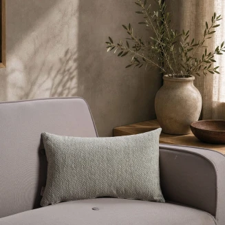 Μαξιλαροθήκη Dayton 16 Green Taupe-65x65cm δαπέδου με γέμιση Teoran Home