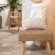 Μαξιλαροθήκη Floreta 01 - 65x65cm δαπέδου με γέμιση