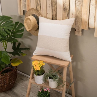 Μαξιλαροθήκη Διακοσμητική Δαπέδου  65x65 Teoran Home Gella 01