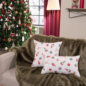 Χριστουγενιάτικη Μαξιλαροθήκη Hilden - 65x65cm δαπέδου Teoran Home