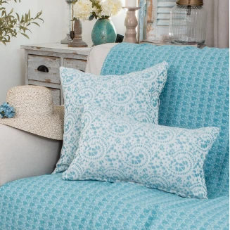 Μαξιλαροθήκη Διακοσμητική Δαπέδου  65x65 Teoran Home Jaipur 05