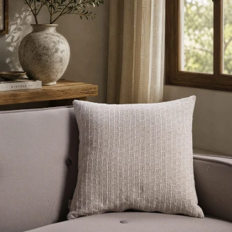 Μαξιλαροθήκη Joliet 01 Ivory Pearl-65x65cm δαπέδου Teoran Home