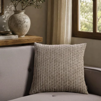 Μαξιλαροθήκη Joliet 08 khaki-65x65cm δαπέδου Teoran Home