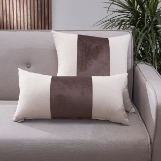 Μαξιλαροθήκη Linus 03 - 30x60cm με γέμιση Teoran Home