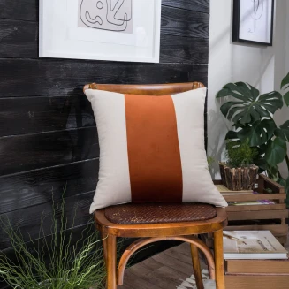 Μαξιλαροθήκη Linus 05 - 30x60cm με γέμιση Teoran Home