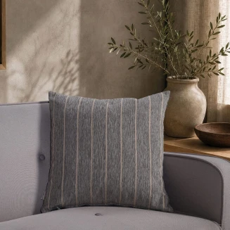 Μαξιλαροθήκη Macon 11 Charcoal Grey-30x50cm με γέμιση Teoran Home
