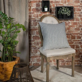 Μαξιλαροθήκη Διακοσμητική  Με Γέμιση 50x50 Teoran Home Manhattan 11