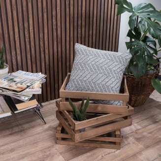 Μαξιλαροθήκη Niagara 11 - 65x65cm δαπέδου με γέμιση Teoran Home