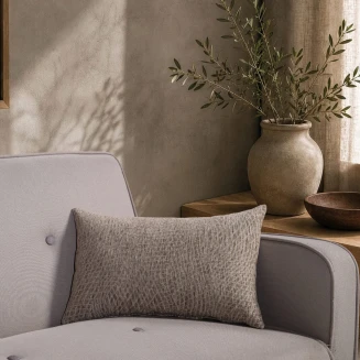Μαξιλαροθήκη Norman 03 Light Brown-30x50cm με γέμιση Teoran Home