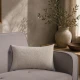 Μαξιλαροθήκη Norman 07 Taupe - 30x50cm με γέμιση