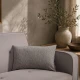 Μαξιλαροθήκη Norman 11 Grey - 30x50cm με γέμιση