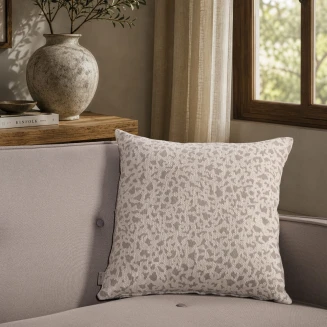Μαξιλαροθήκη Pearland 01 Ivory-65x65cm δαπέδου με γέμιση Teoran Home