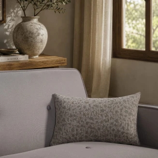 Μαξιλαροθήκη Pearland 15 Sage Taupe-65x65cm δαπέδου με γέμιση Teoran Home