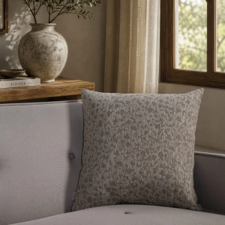 Μαξιλαροθήκη Pearland 15 Sage Taupe-65x65cm δαπέδου με γέμιση Teoran Home