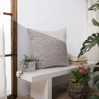 Μαξιλαροθήκη Piacenza 04 - 65x65cm δαπέδου με γέμιση Teoran Home