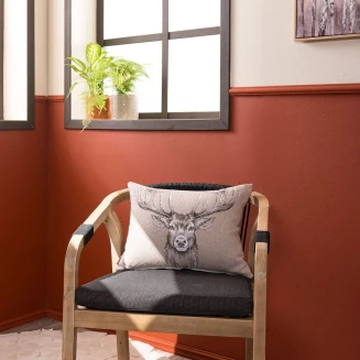 Μαξιλαροθήκη Reindeer 01 - 48 x 48 cm Teoran Home