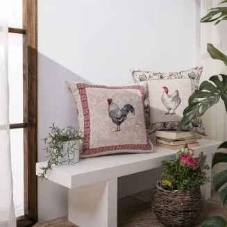 Μαξιλαροθήκη Rooster - 45x45cm Teoran Home