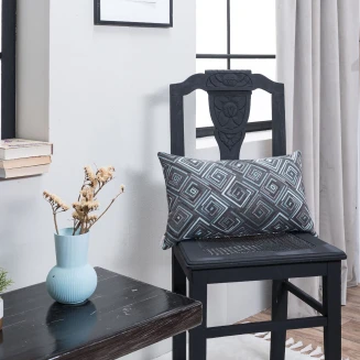 Μαξιλαροθήκη Santos 04 - 65x65cm δαπέδου με γέμιση Teoran Home