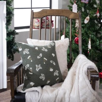 Χριστουγενιάτικη Μαξιλαροθήκη Saxen 13 - 30x50cm Teoran Home