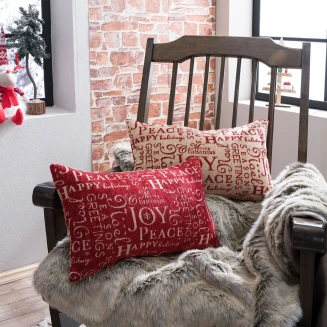 Χριστουγενιάτικη Μαξιλαροθήκη Steinhaus 01 - 30x50cm Teoran Home