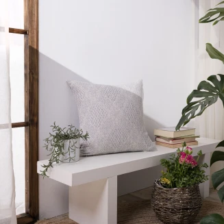 Μαξιλαροθήκη Treviso 04 - 65x65cm δαπέδου με γέμιση Teoran Home