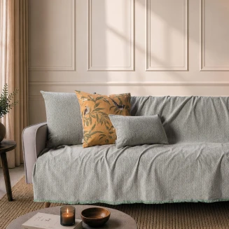 Teoran Home Ριχτάρι Dayton 16 Green Taupe-Τετραθέσιο 180x350cm