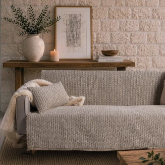 Teoran Home Ριχτάρι Joliet 08 khaki-Τετραθέσιο 180x350cm