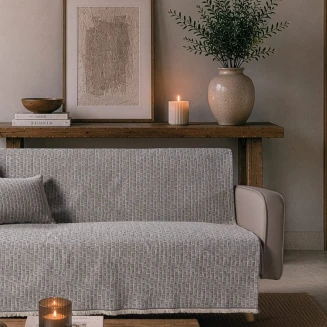Teoran Home Ριχτάρι Joliet 11 Silver Grey-Τετραθέσιο 180x350cm