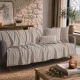 Ριχτάρι Macon 01 Natural Beige - Τετραθέσιο 180x350cm