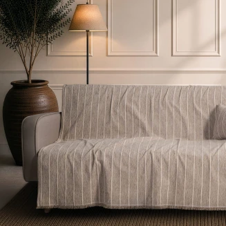 Teoran Home Ριχτάρι Macon 03 Light Brown-Τετραθέσιο 180x350cm