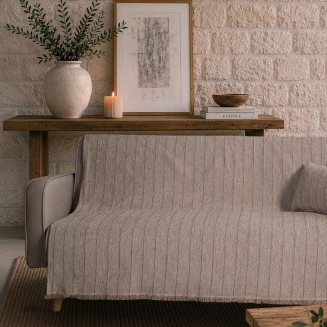Teoran Home Ριχτάρι Macon 05 Light Brown Terracotta-Τετραθέσιο 180x350cm