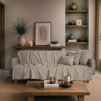 Teoran Home Ριχτάρι Pearland 07 Elephant-Τετραθέσιο 180x350cm