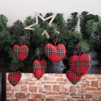 Στολίδια Heart Box 5010 (6 τεμ.) - Σετ  6 τεμαχίων Teoran Home