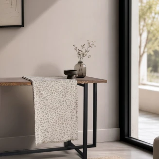 Τραβέρσα Pearland 01 Ivory - 45x180cm Teoran Home