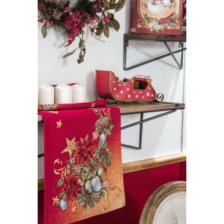 Χριστουγενιάτικη Τραβέρσα Pine - 45x140cm Teoran Home