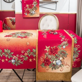 Χριστουγενιάτικη Τραβέρσα Pine - 45x140cm Teoran Home