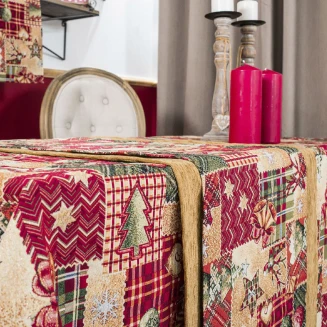 Χριστουγενιάτικη Τραβέρσα Tinsel - 40x160cm Teoran Home