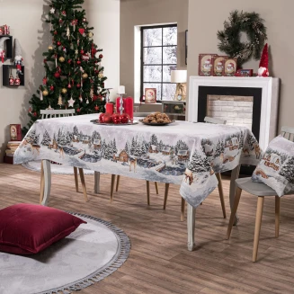 Χριστουγενιάτικο Τραπεζομάντηλο Baden - 140x220cm Teoran Home