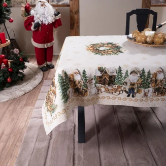 Χριστουγενιάτικο Τραπεζομάντηλο Doren - 140x180cm Teoran Home