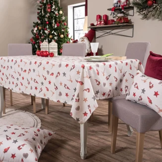 Χριστουγενιάτικο Τραπεζομάντηλο Hilden - 135x180cm Teoran Home