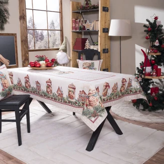 Χριστουγενιάτικο Τραπεζομάντηλο Leoben - 140x180cm Teoran Home
