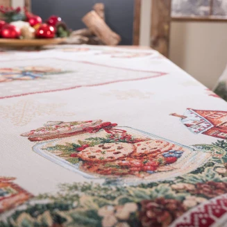 Χριστουγενιάτικο Τραπεζομάντηλο Leoben - 140x220cm Teoran Home