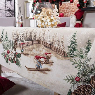Χριστουγενιάτικο Τραπεζομάντηλο Suben - 140x180cm Teoran Home