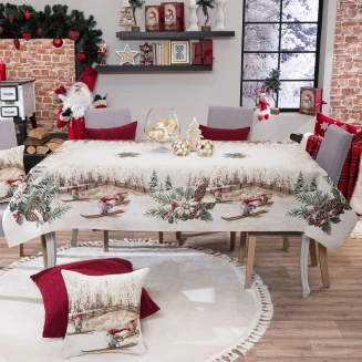 Χριστουγενιάτικο Τραπεζομάντηλο Suben - 140x220cm Teoran Home
