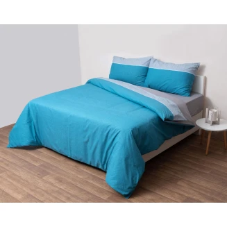 Σετ Πάπλωμα Υπέρδιπλο 220x240 Anna Riska Premium 5010 Πετρόλ