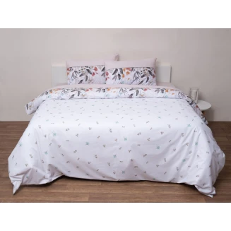 Σετ Πάπλωμα Υπέρδιπλο 220x240 Μελίσσα Λευκό Viopros